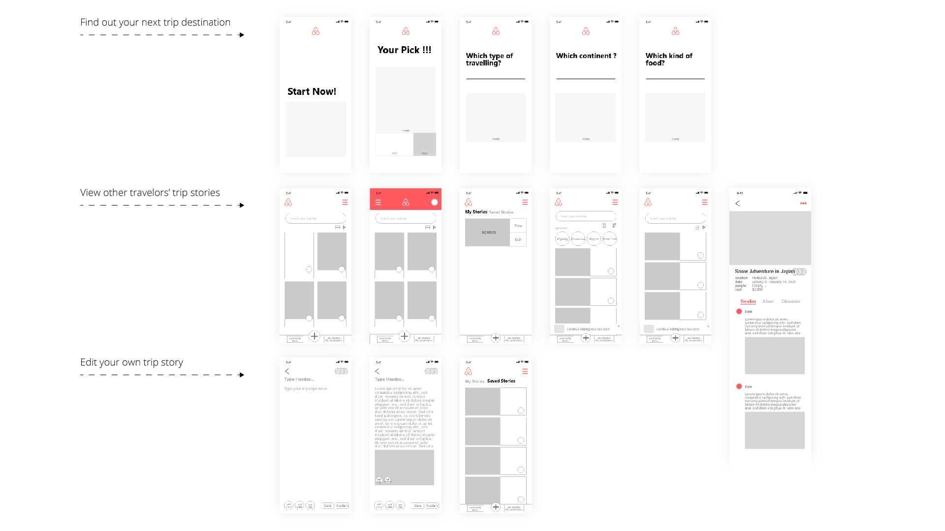 wireframes